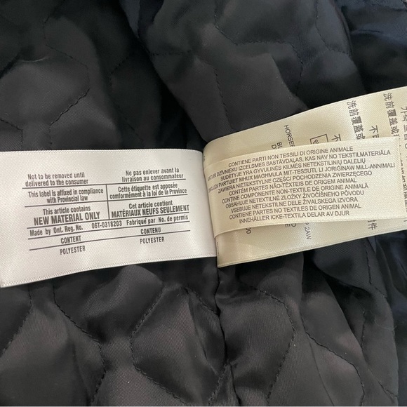 Burberry Brit Wool Blend Glen Check Bomber Jacket Authentic Women’s Size 14 - Picture 8 of 12